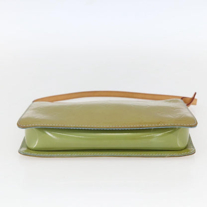 Louis Vuitton Lexington Pochette Monogram Vernis, Green, Patent Leather, Clutch