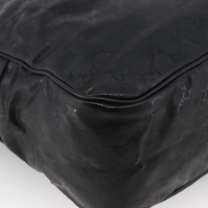 Gucci Zip Messenger GG Imprime, Black, Canvas, Shoulder Bag