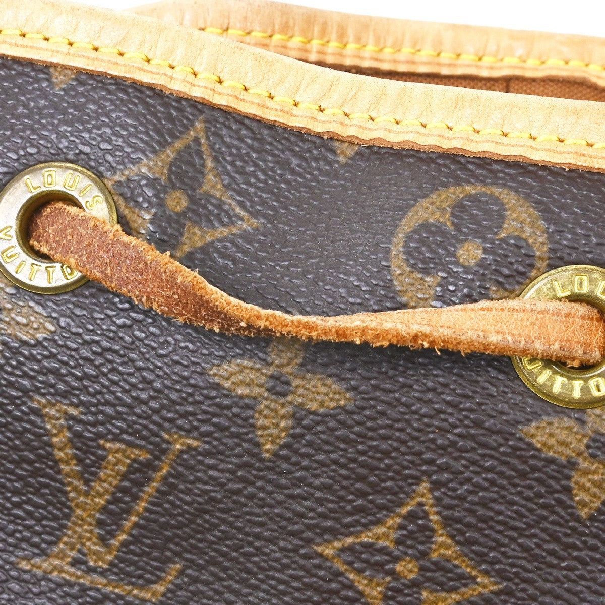 Louis Vuitton Vintage Montsouris Monogram Canvas, Brown, Canvas, Backpack