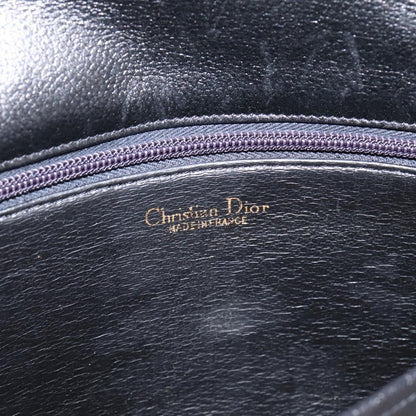 Christian Dior Shoulder Leather, Black, Leather, Shoulder Bag