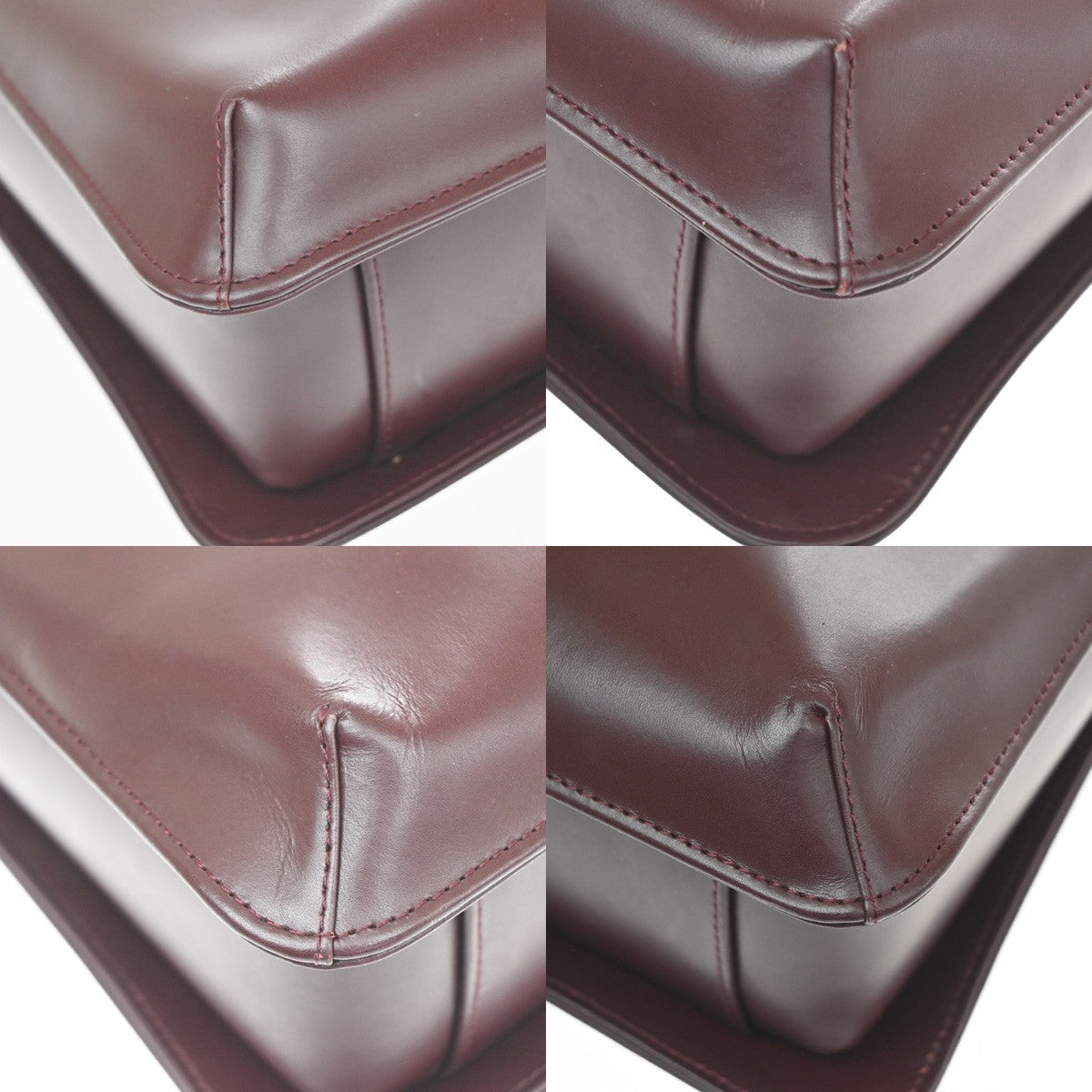Givenchy Vintage Leather, Burgundy, Leather, Handbag