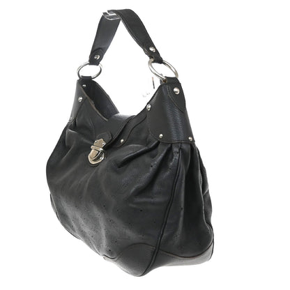 Louis Vuitton Solar Mahina Leather, Black, Leather, Handbag