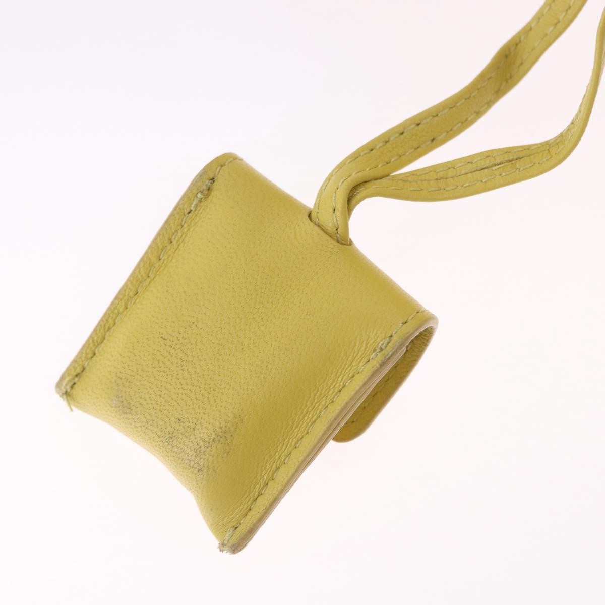 Bottega Veneta Zip Cube Messenger Intrecciato Nappa, Yellow, Leather, Shoulder Bag