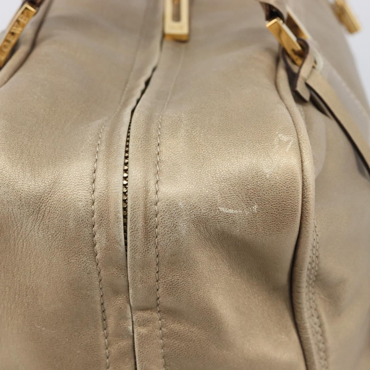 Loewe Amazona Leather, Gold, Leather, Handbag
