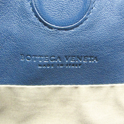 Bottega Veneta Intrecciato Leather, Navy, Leather, Briefcase