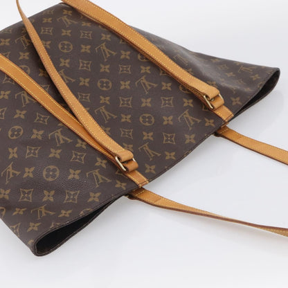 Louis Vuitton Shopping Sac Monogram Canvas, Brown, Canvas, Handbag