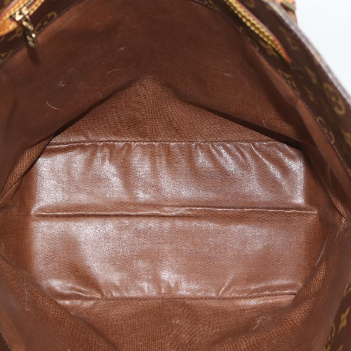 Louis Vuitton Shopping Sac Monogram Canvas, Brown, Canvas, Handbag