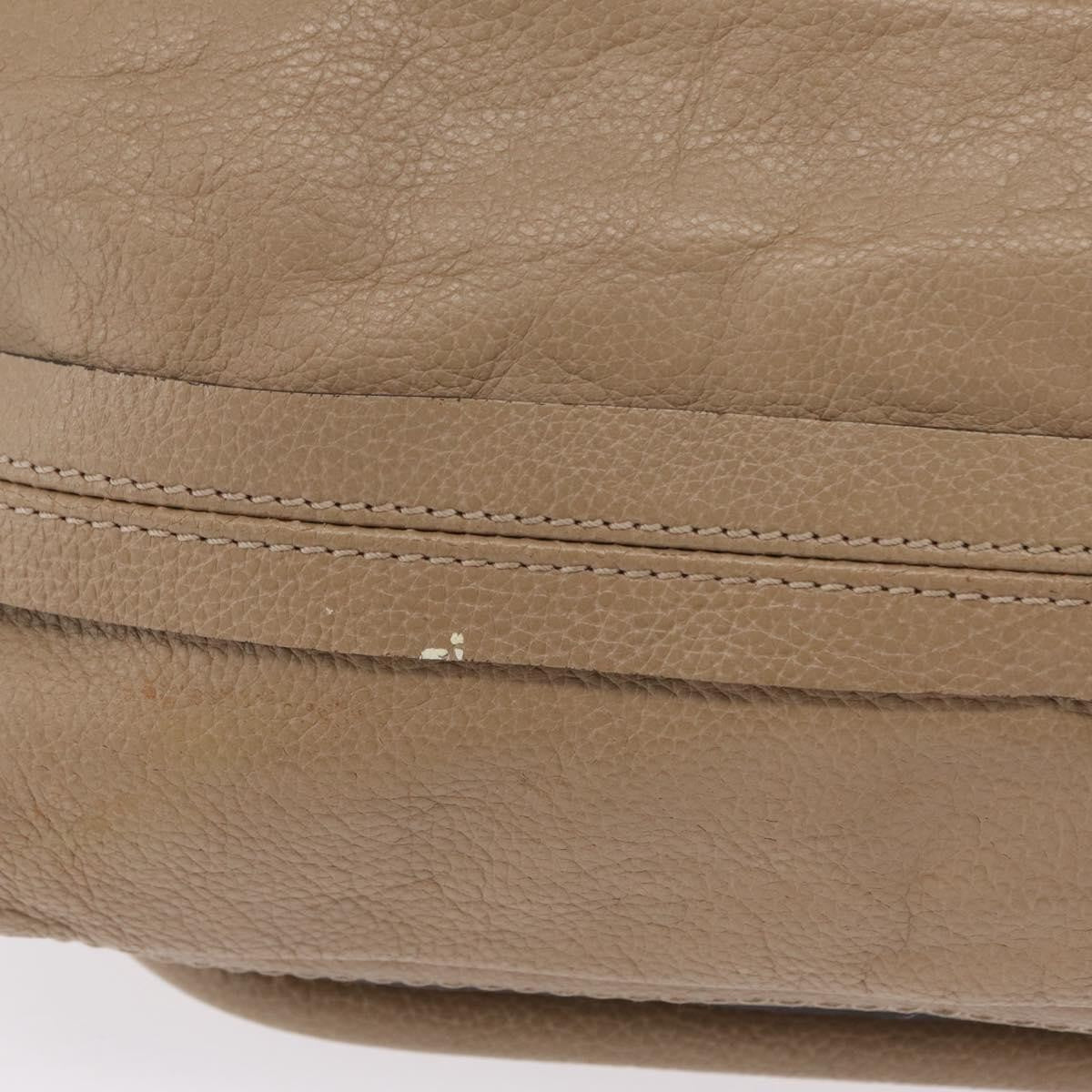 Chloe Paraty Top Handle Leather, Beige, Leather, Handbag