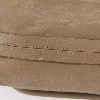 Chloe Paraty Top Handle Leather, Beige, Leather, Handbag