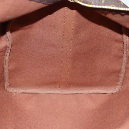 Louis Vuitton Keepall Bag Monogram Canvas, BROWN, CANVAS, Travel bag