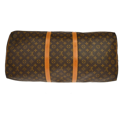 Louis Vuitton Keepall Monogram, Brown, Canvas, Travel Bag