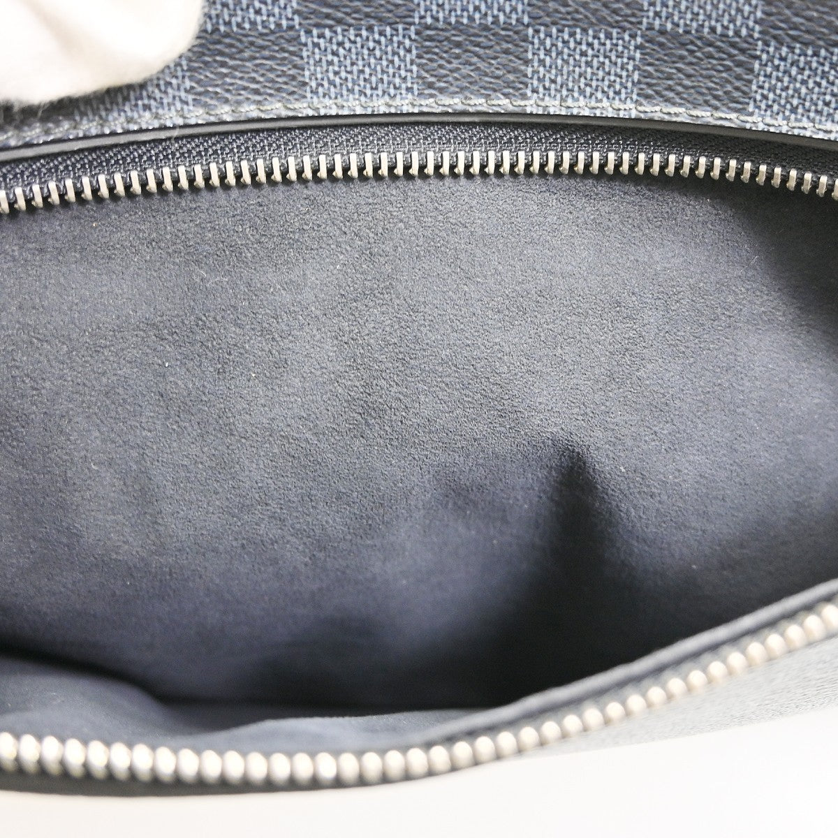 Louis Vuitton Greenwich Messenger Damier Cobalt, Black, Canvas, Handbag