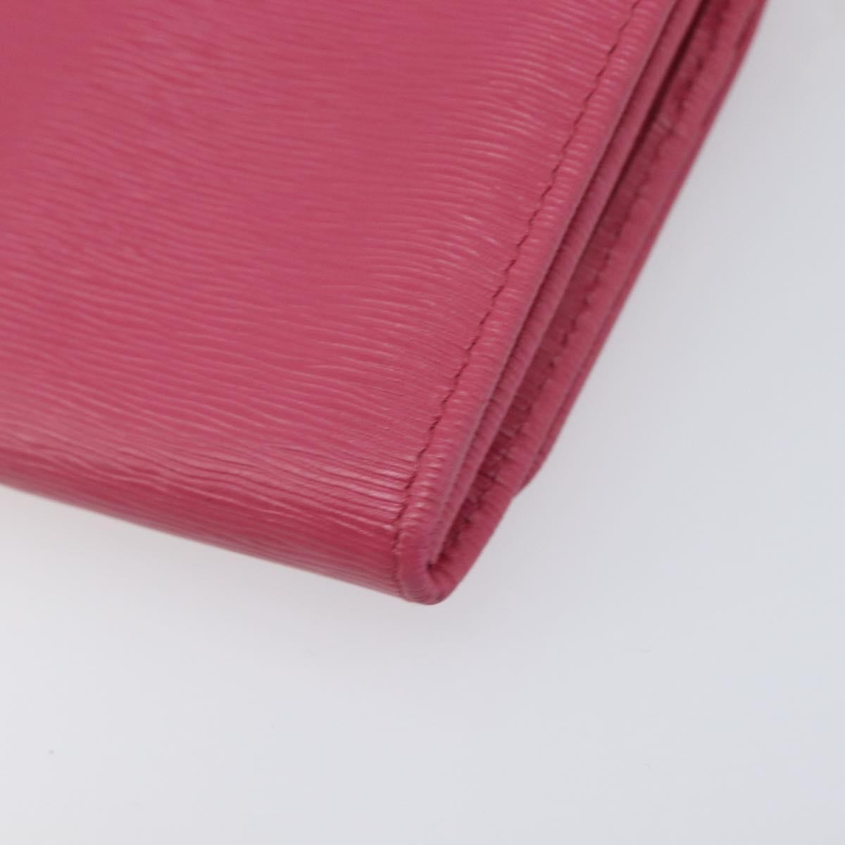 Prada Wallet on Chain Saffiano Leather, Pink, Leather, Crossbody Bag