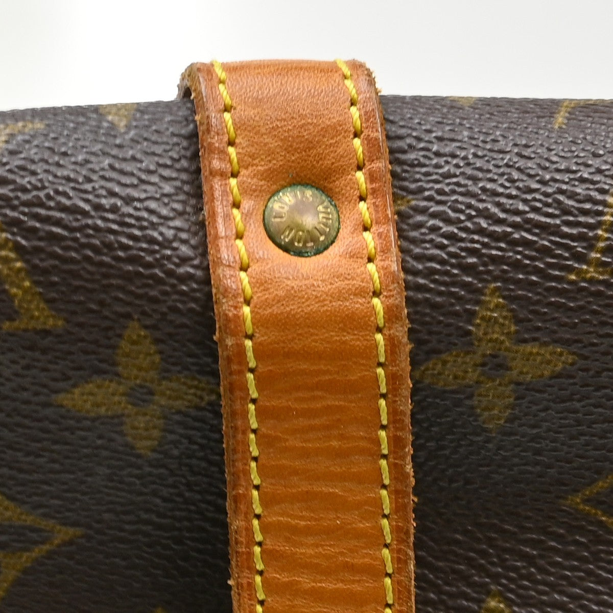 Louis Vuitton Saumur Monogram Canvas, Brown, Canvas, Shoulder Bag