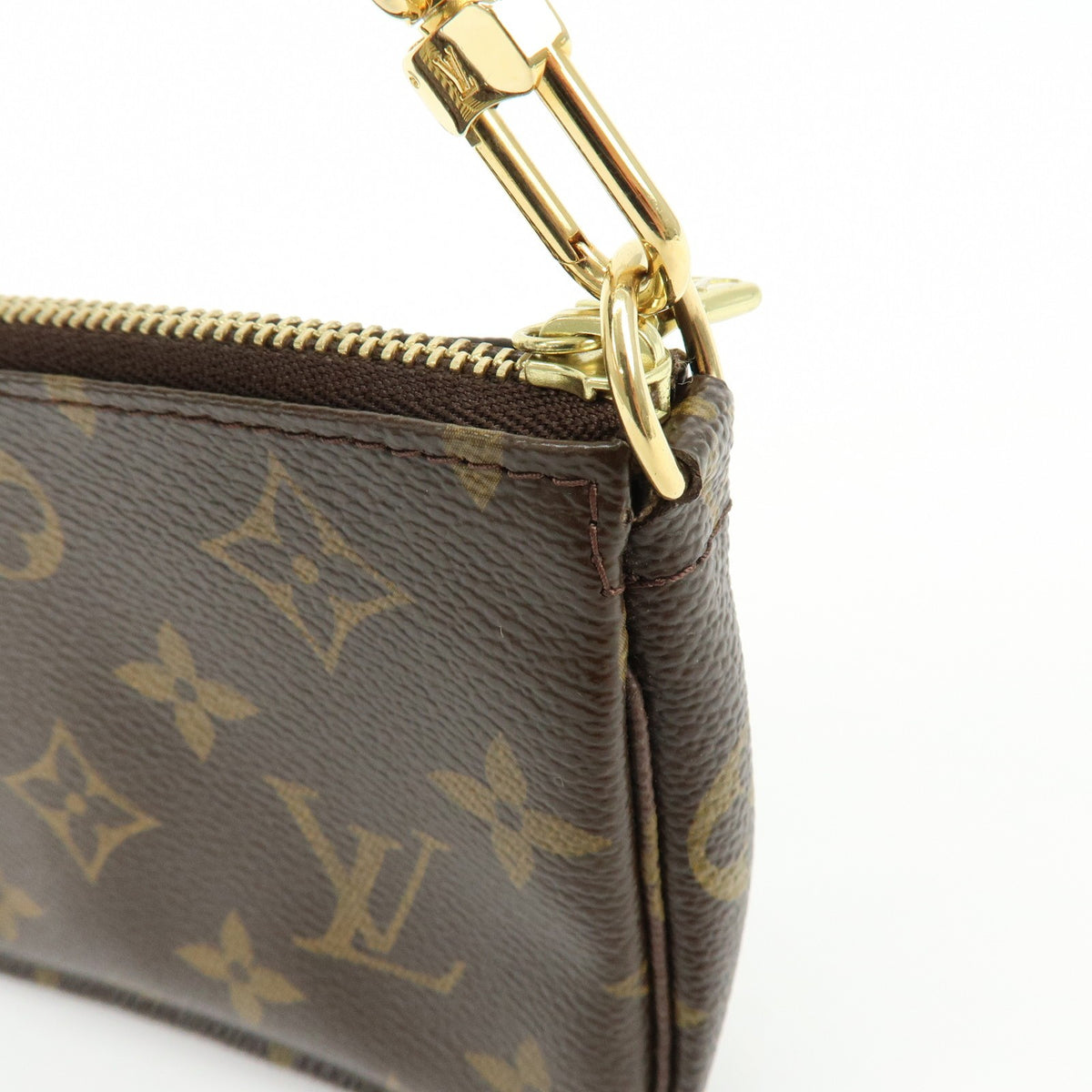 Louis Vuitton Pochette Accessoires Limited Edition Monogram Canvas, Brown, Canvas, Clutch
