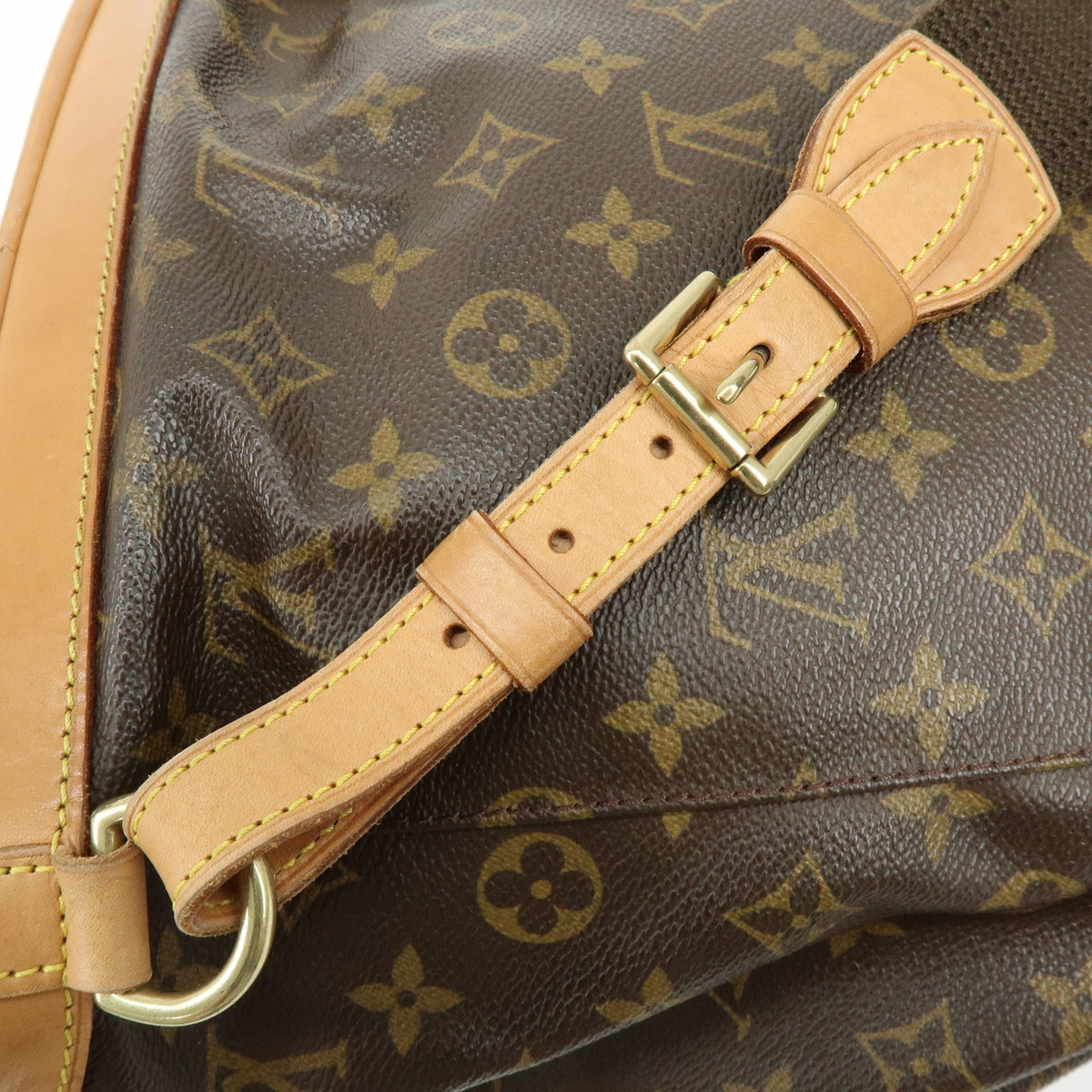 Louis Vuitton Vintage Montsouris Monogram Canvas, Brown, Canvas, Backpack