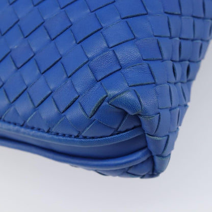 Bottega Veneta Nodini Intrecciato Nappa, Blue, Leather, Shoulder Bag