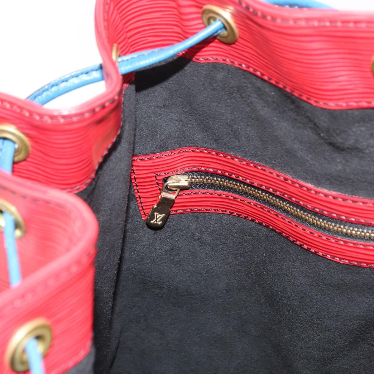 Louis Vuitton Bicolor Noe Epi Leather, Red, Leather, Shoulder Bag