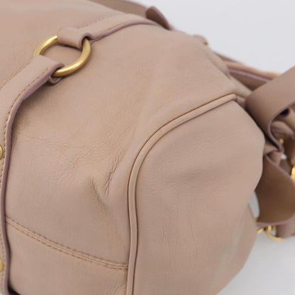 Miu Miu Bow Satchel Vitello Lux, Pink, Leather, Handbag