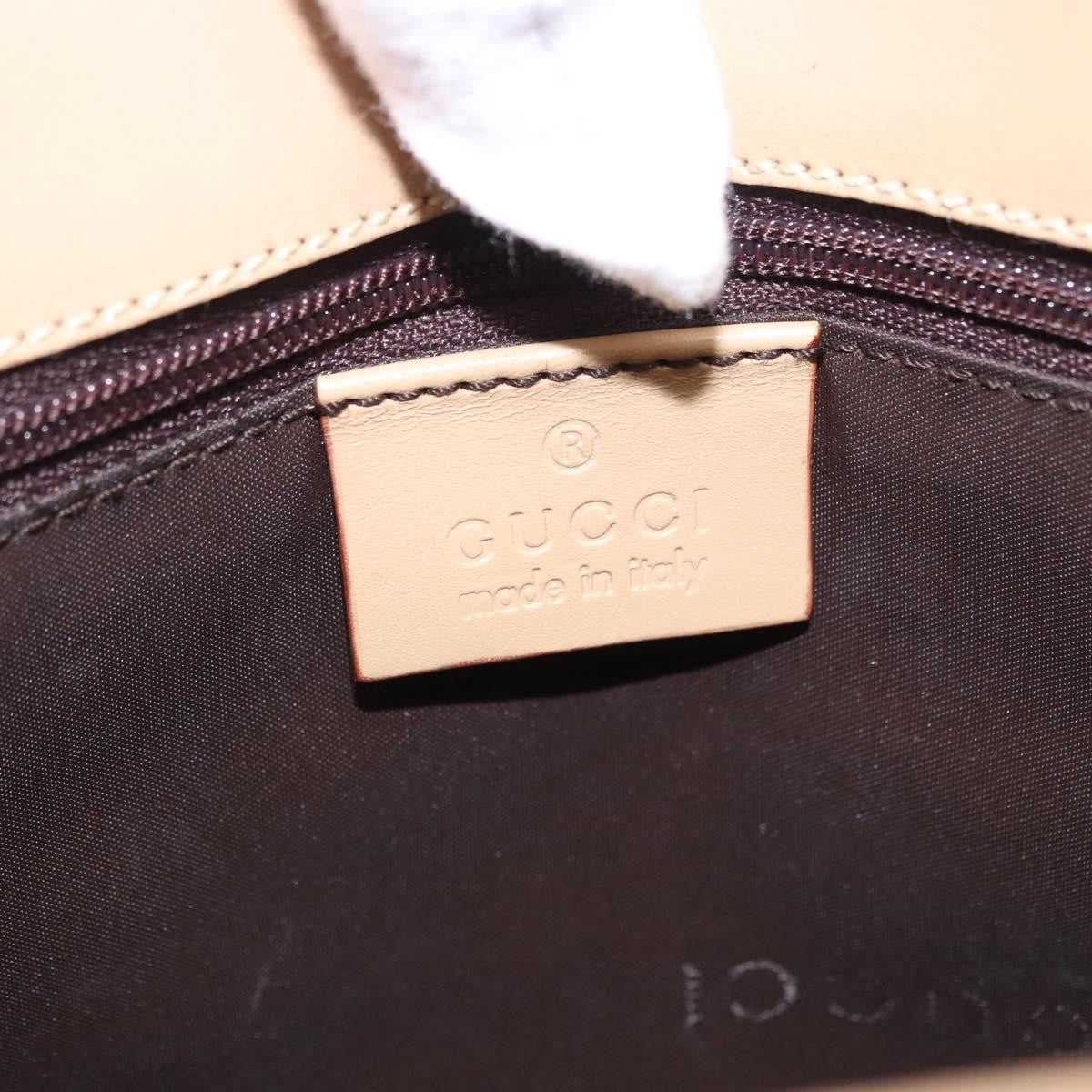 Gucci Jackie Leather, Beige, Leather, Handbag