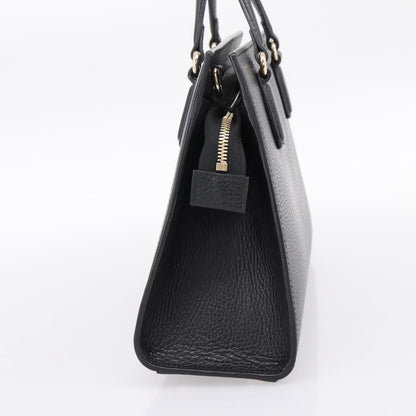 Gucci Soho Convertible Top Handle Satchel Leather, Black, Leather, Handbag