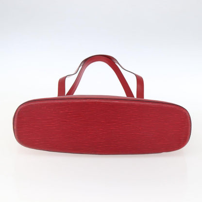 Louis Vuitton Lussac Epi Leather, Red, Leather, Shoulder Bag