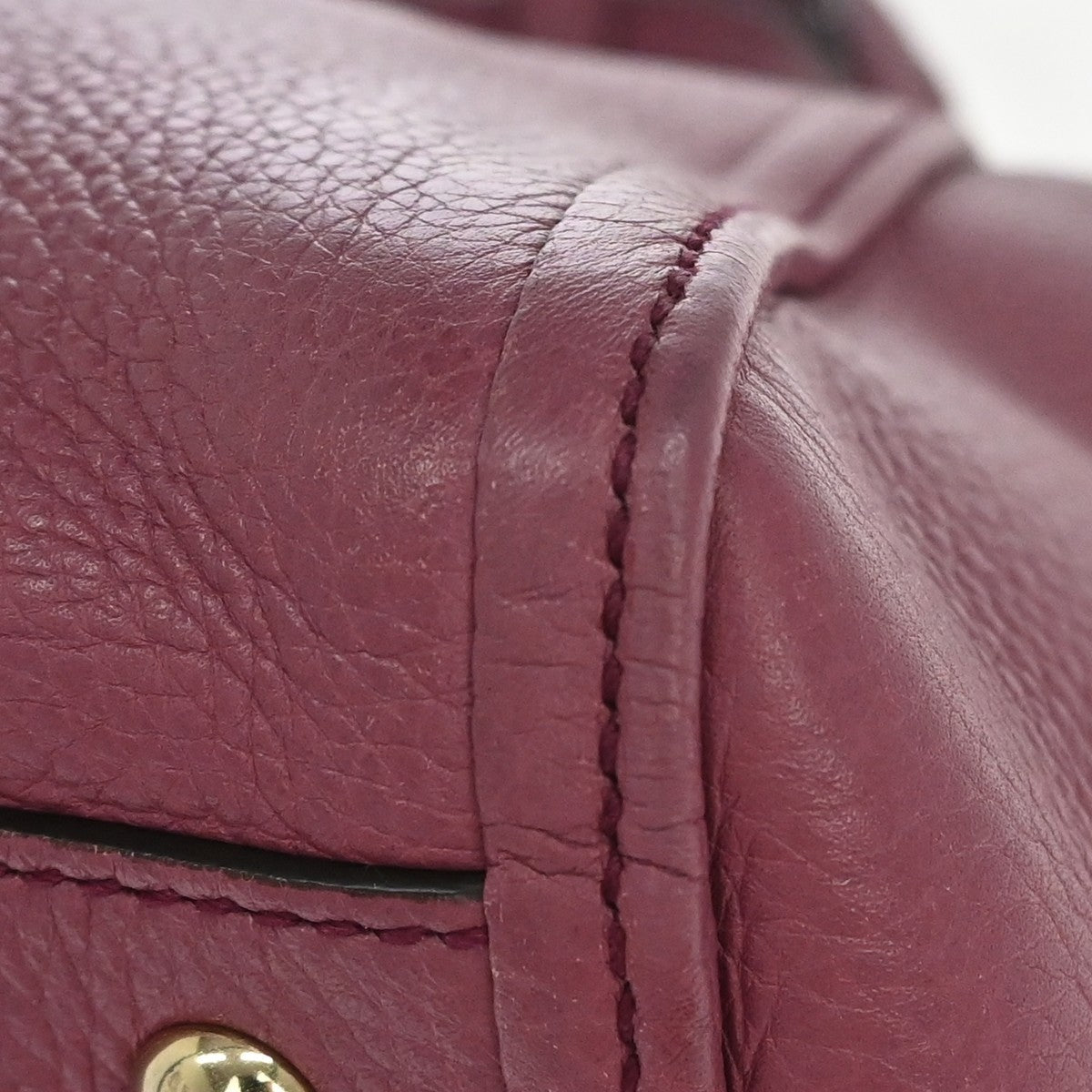 Gucci Soho Convertible Top Handle Leather, Purple, Leather, Handbag