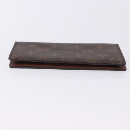 Louis Vuitton Brazza Monogram Canvas, Brown, Canvas, Wallet