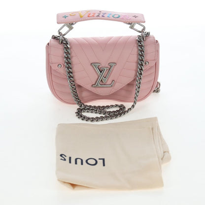 Louis Vuitton New Wave Chain Quilted Leather, Pink, Leather, Handbag