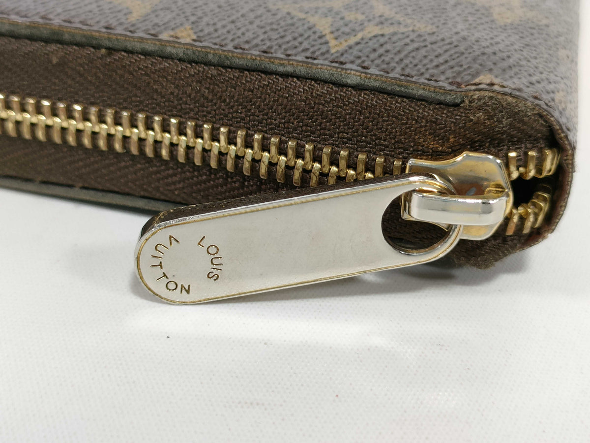 Louis Vuitton Zippy Monogram Canvas, Brown, Canvas, Wallet