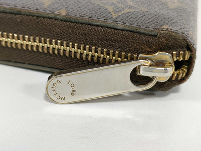 Louis Vuitton Zippy Monogram Canvas, Brown, Canvas, Wallet