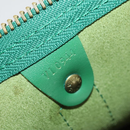 Louis Vuitton Keepall Bag Epi Leather, Green, Leather, Travel Bag