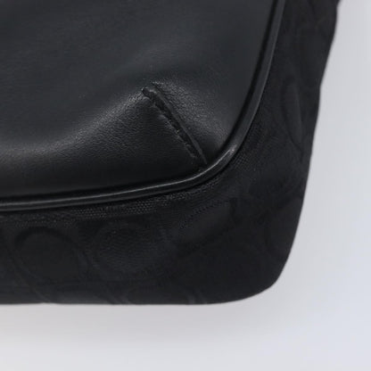 Salvatore Ferragamo Vintage Canvas, Black, Canvas, Shoulder Bag
