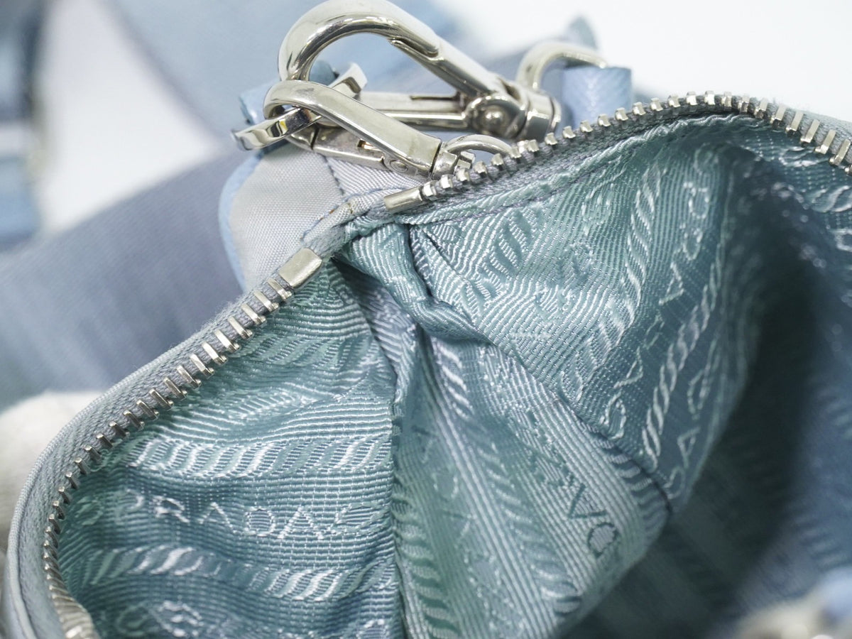 Prada Re-Edition 2005 Tessuto, Blue, Nylon, Shoulder Bag