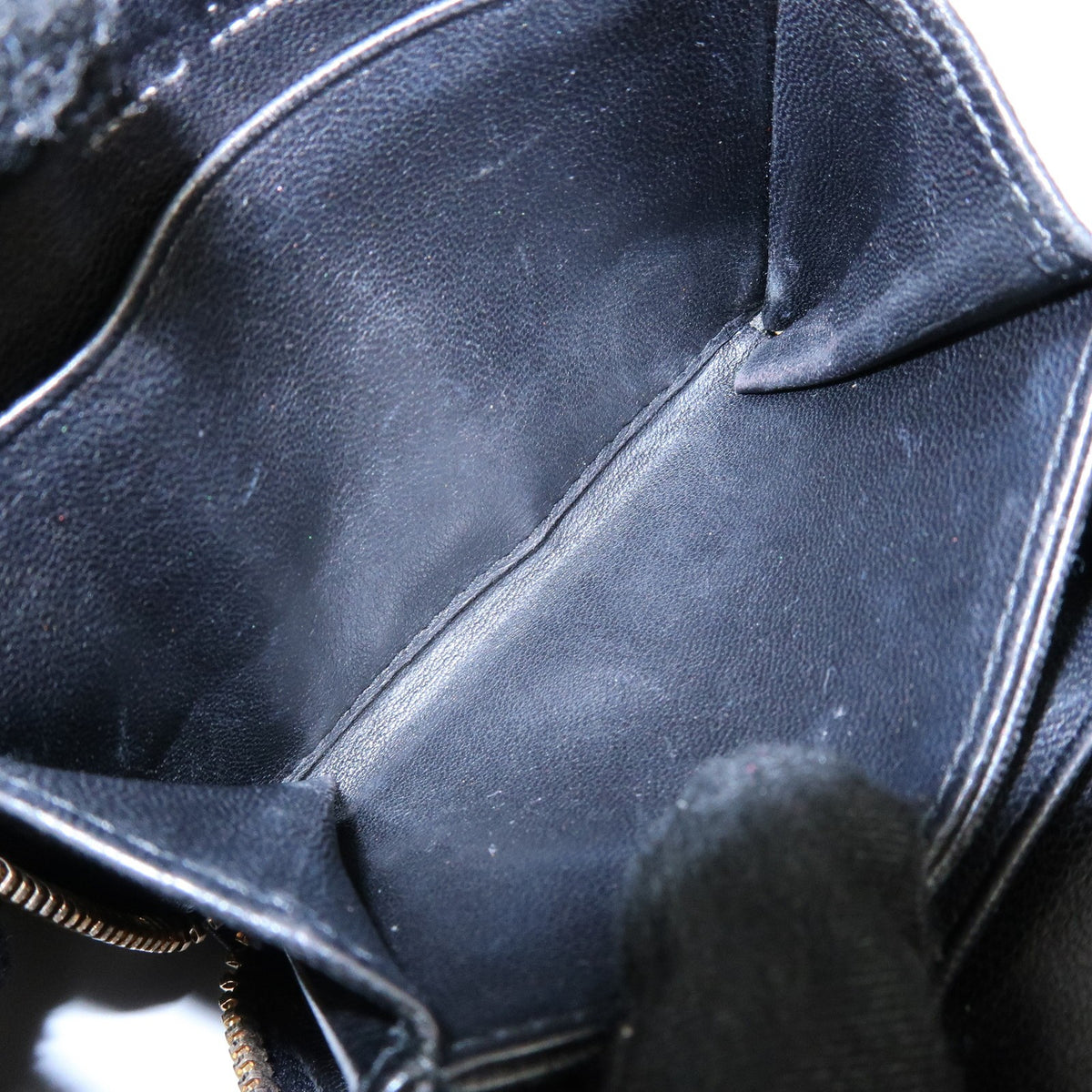 Miu Miu Zip Around Matelasse Leather, Black, Leather, Wallet