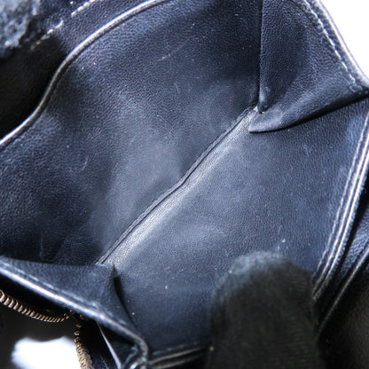 Miu Miu Zip Around Matelasse Leather, Black, Leather, Wallet