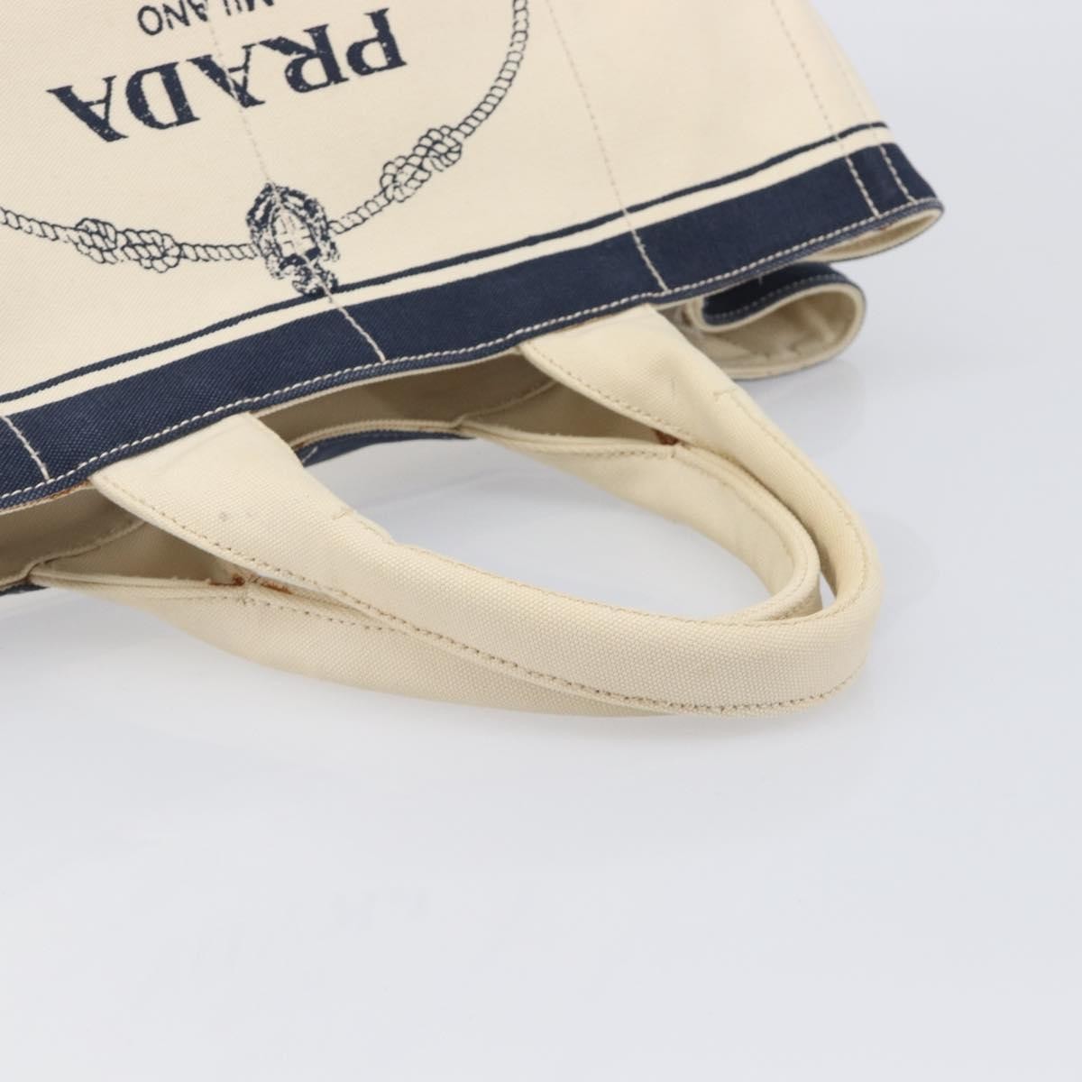 Prada Canapa Canvas, Beige, Canvas, Tote Bag