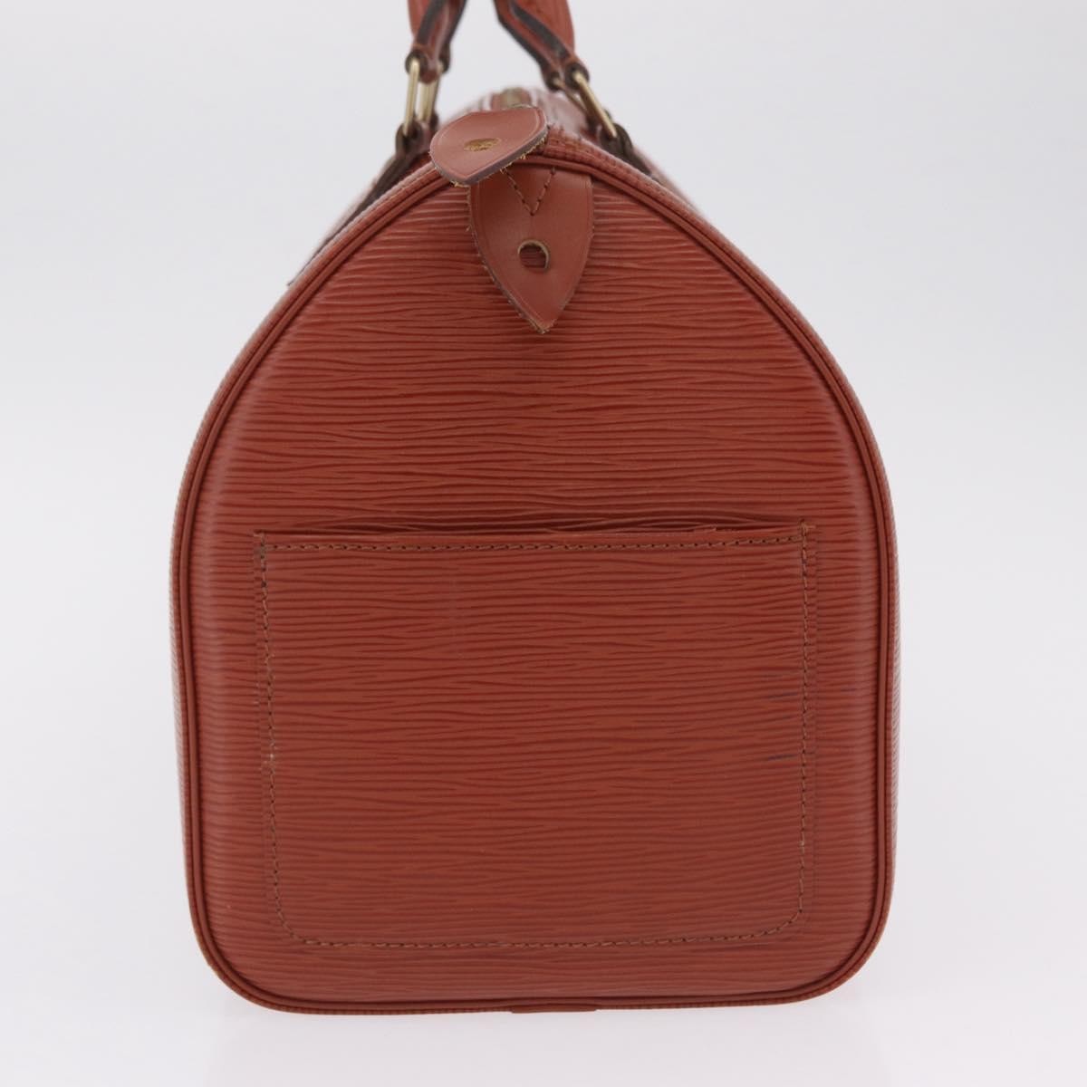 Louis Vuitton Speedy Epi Leather, Brown, Leather, Handbag
