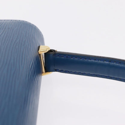 Louis Vuitton Malesherbes Epi Leather, Blue, Leather, Handbag