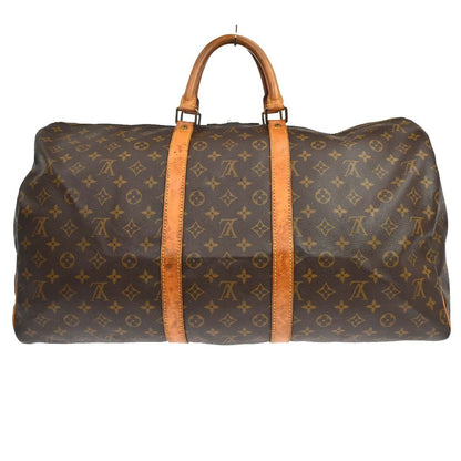 Louis Vuitton Keepall Monogram Canvas, Brown, Canvas, Travel Bag