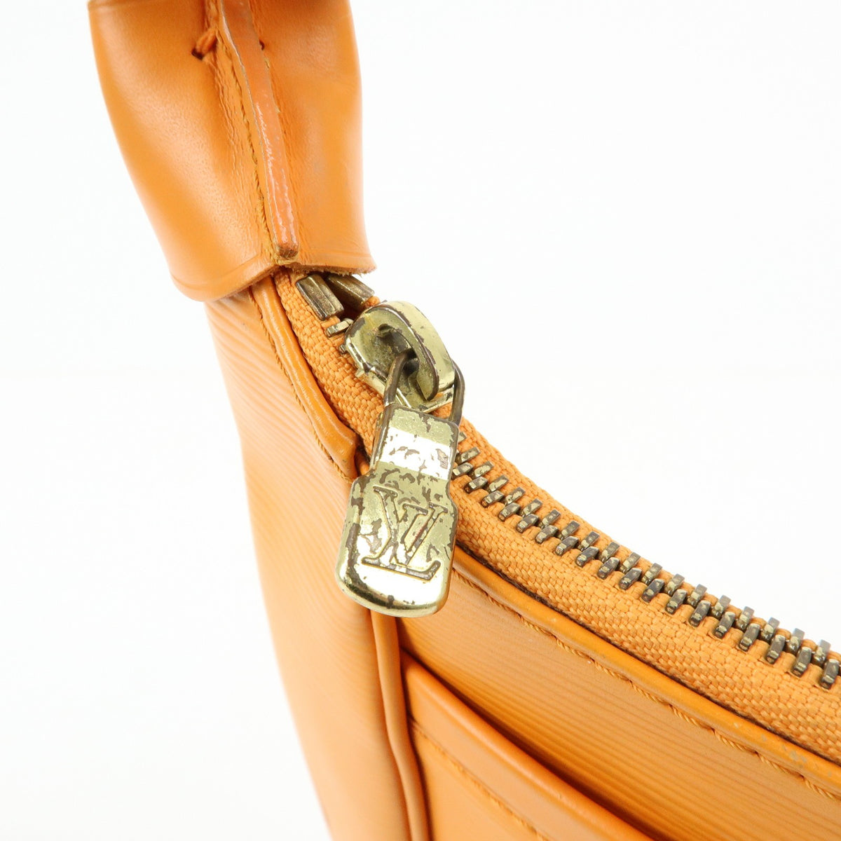 Louis Vuitton Matsy Epi Leather, Orange, Leather, Handbag
