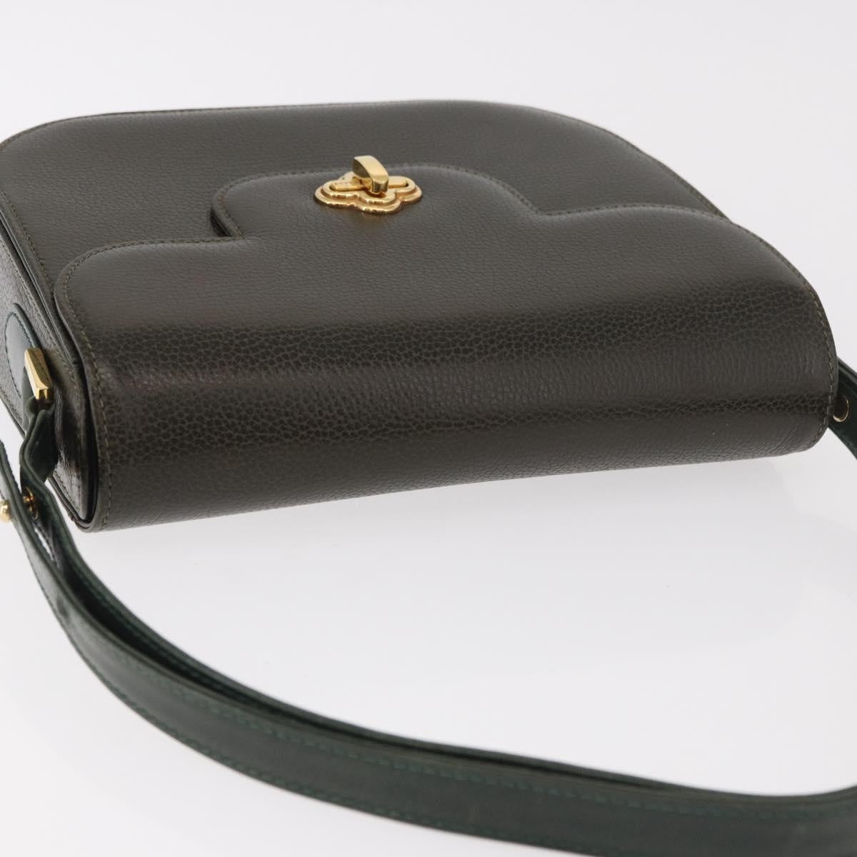 Bally Handbag Leather, Green, Leather, Handbag
