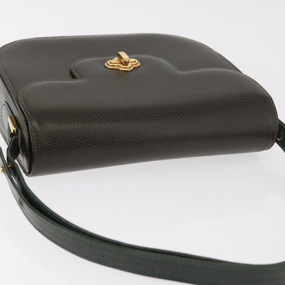 Bally Handbag Leather, Green, Leather, Handbag
