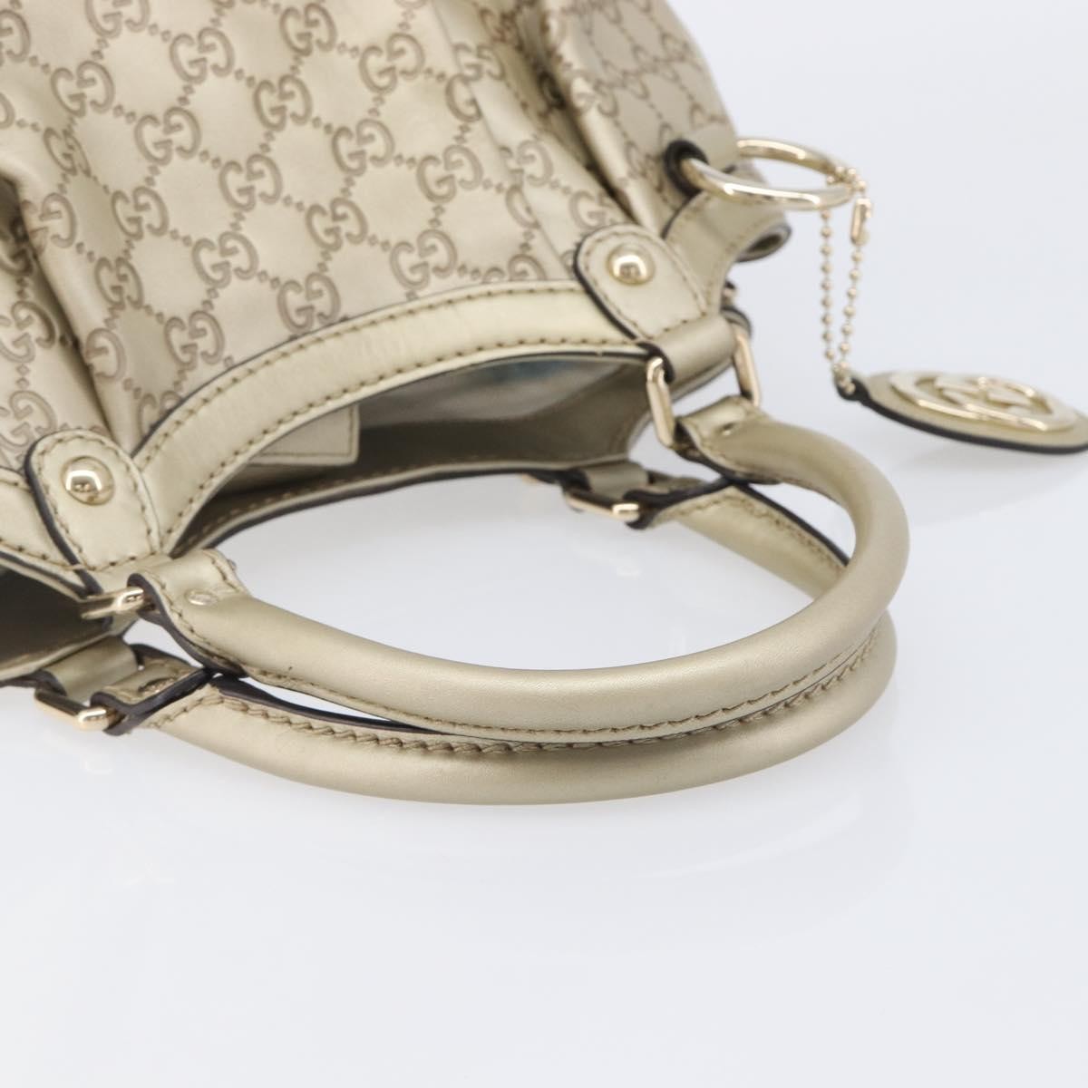 Gucci Sukey Guccissima Leather, Gold, Canvas, Tote Bag