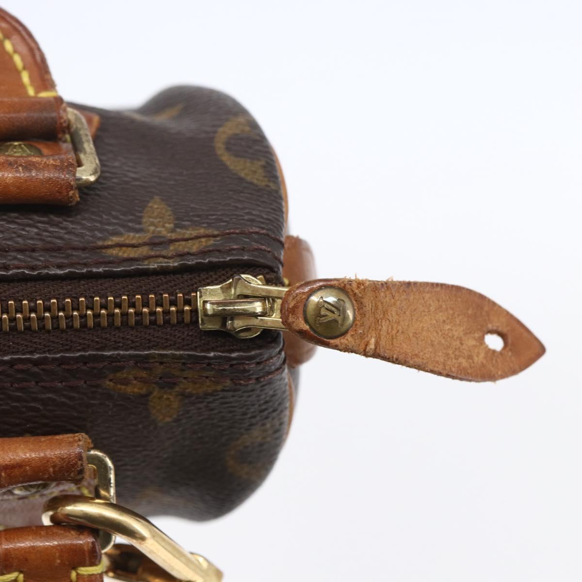 Louis Vuitton Speedy Mini HL Handbag Monogram Canvas, BROWN, CANVAS, Handbag