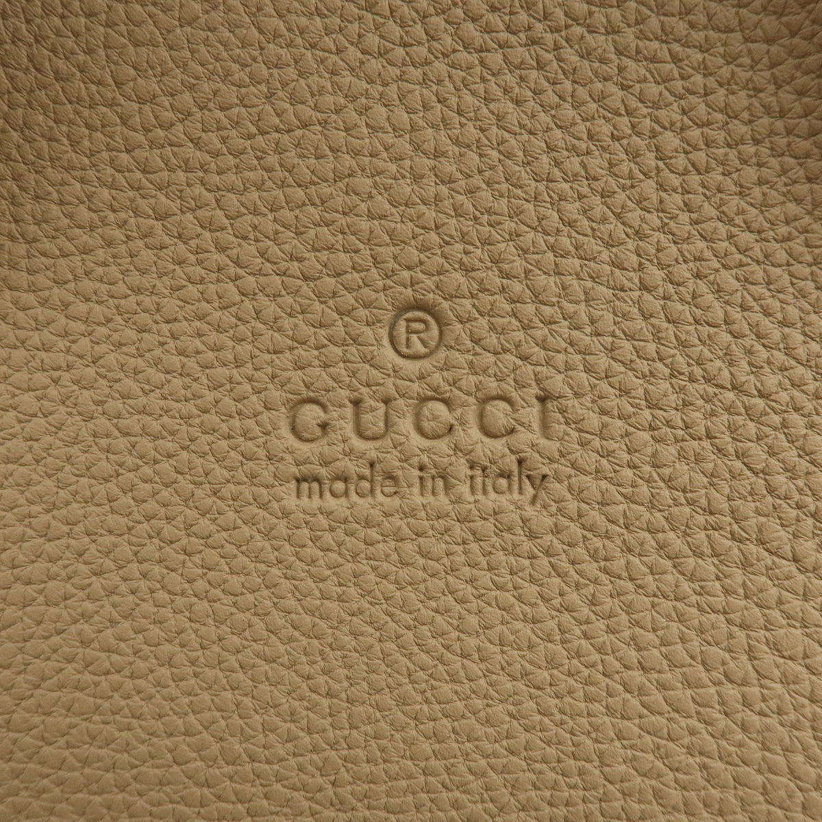 Gucci Lady Dollar Dome Satchel Leather, Beige, Leather, Handbag