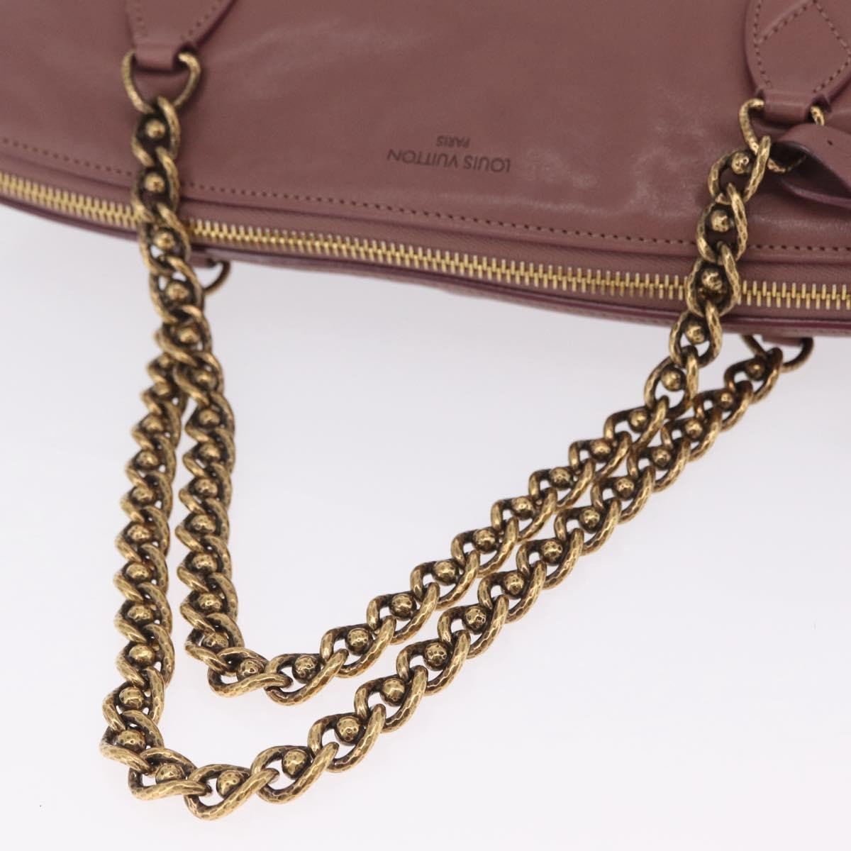 Louis Vuitton Lockit Chain Boudoir Leather, Pink, Leather, Handbag