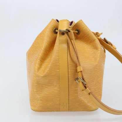 Louis Vuitton Petit Noe Epi Leather, Yellow, Leather, Shoulder Bag
