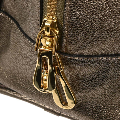 Loewe Amazona Leather, Gold, Leather, Handbag
