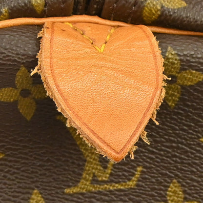 Louis Vuitton Keepall Monogram, Brown, Canvas, Travel Bag